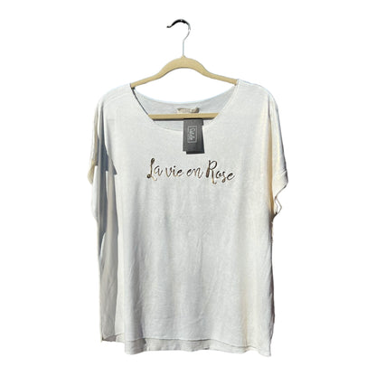 POLERA LA VIDA E ROSA