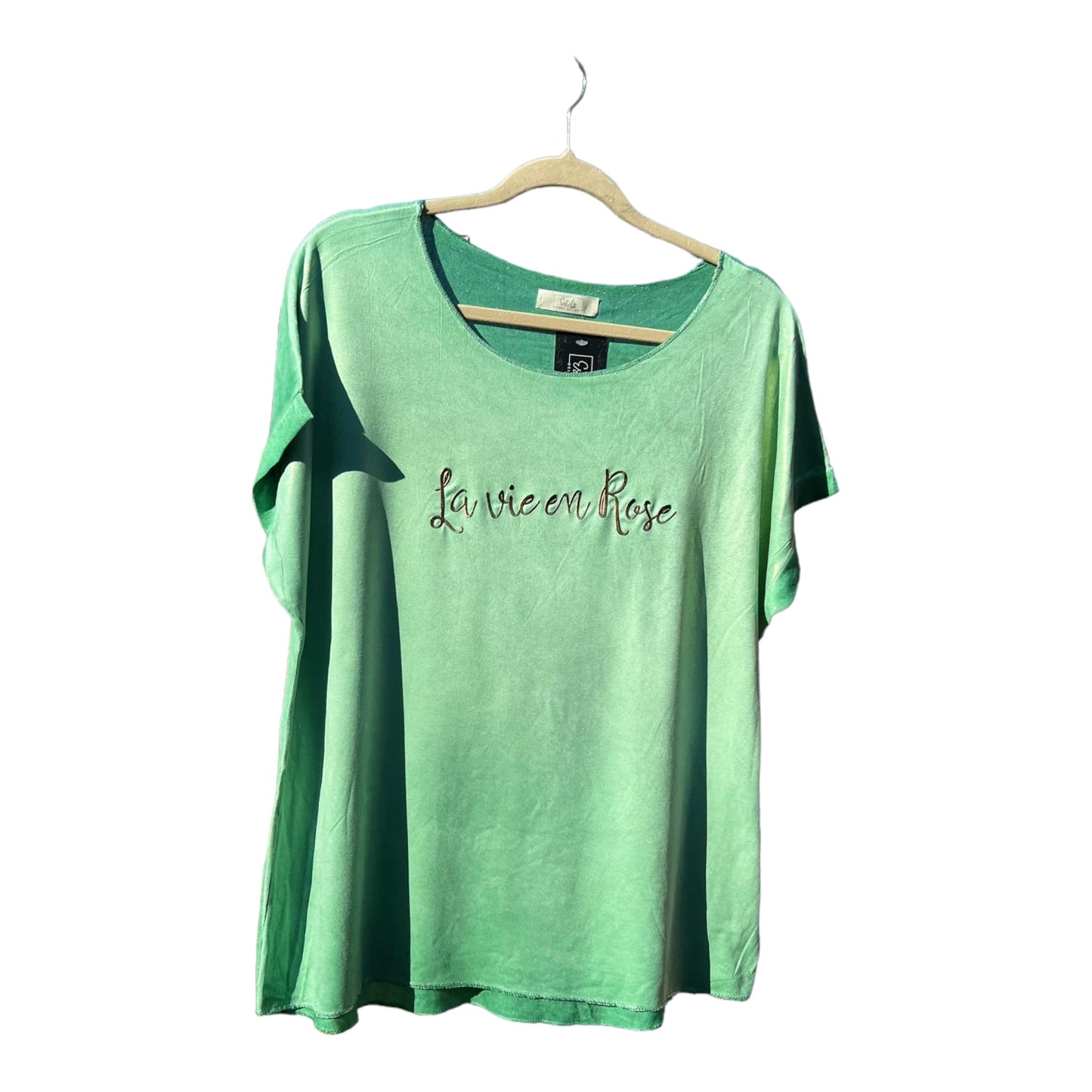 POLERA LA VIDA E ROSA