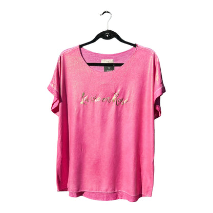 POLERA LA VIDA E ROSA