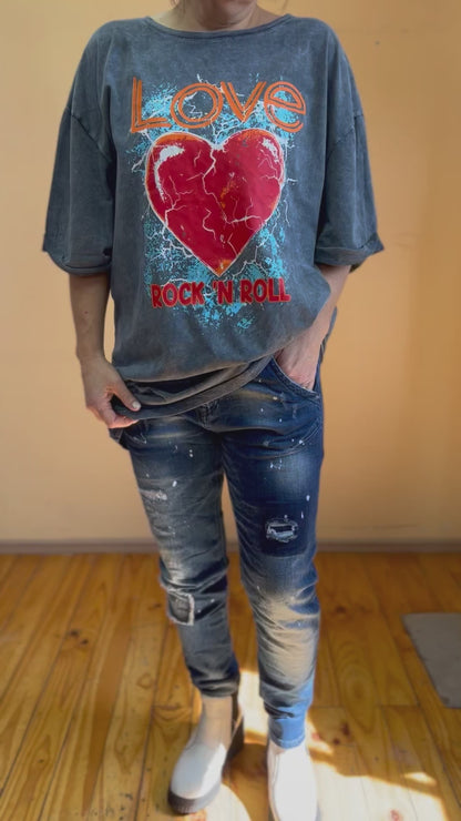 POLERA love rock ‘n roll